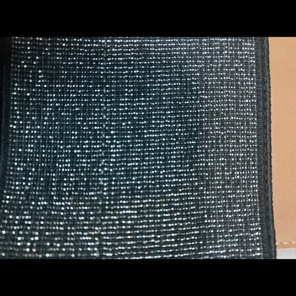 Black and Silver Stretchy American Eagle Sandals - Picture 5 of 13